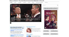 Desktop Screenshot of nowornever.org.uk